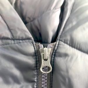 GAP Kids: navy blue long puffer.